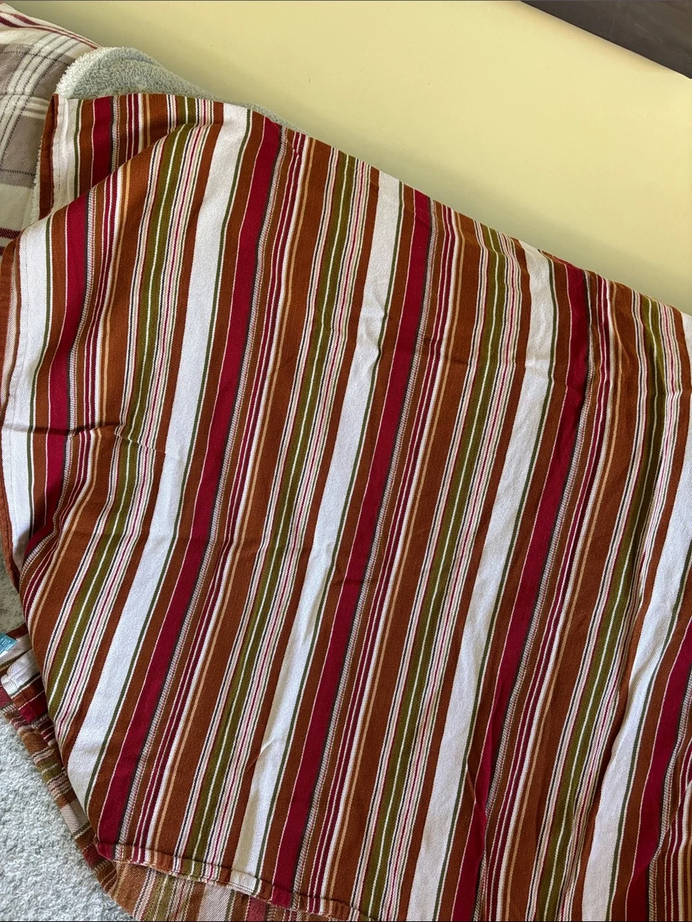 Western Stylized Striped Cotton Table Cloth RS Rectangular 56”x72”